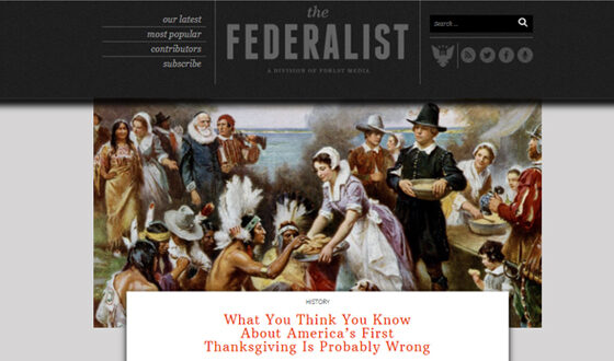 Thanksgiving The Federalist 2019