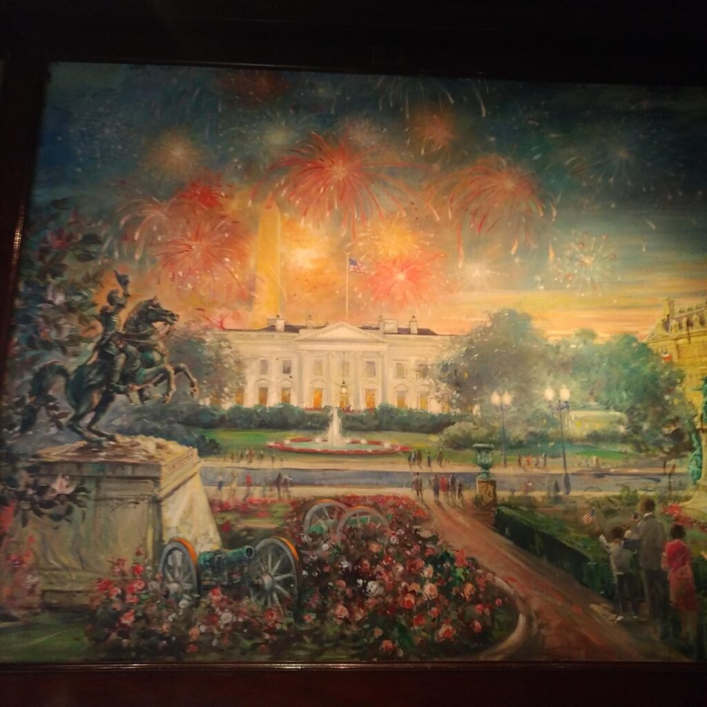 White House mural