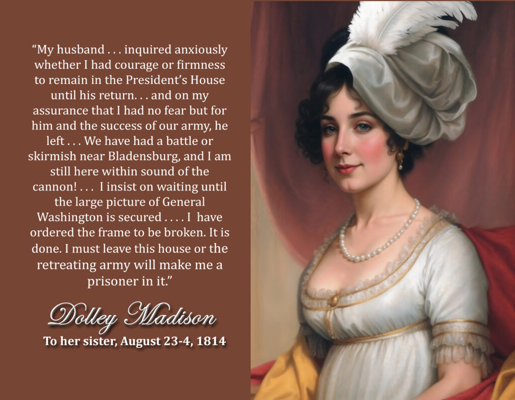 Dolley Madison Calendar page