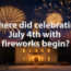 Fireworks in Williamsburg