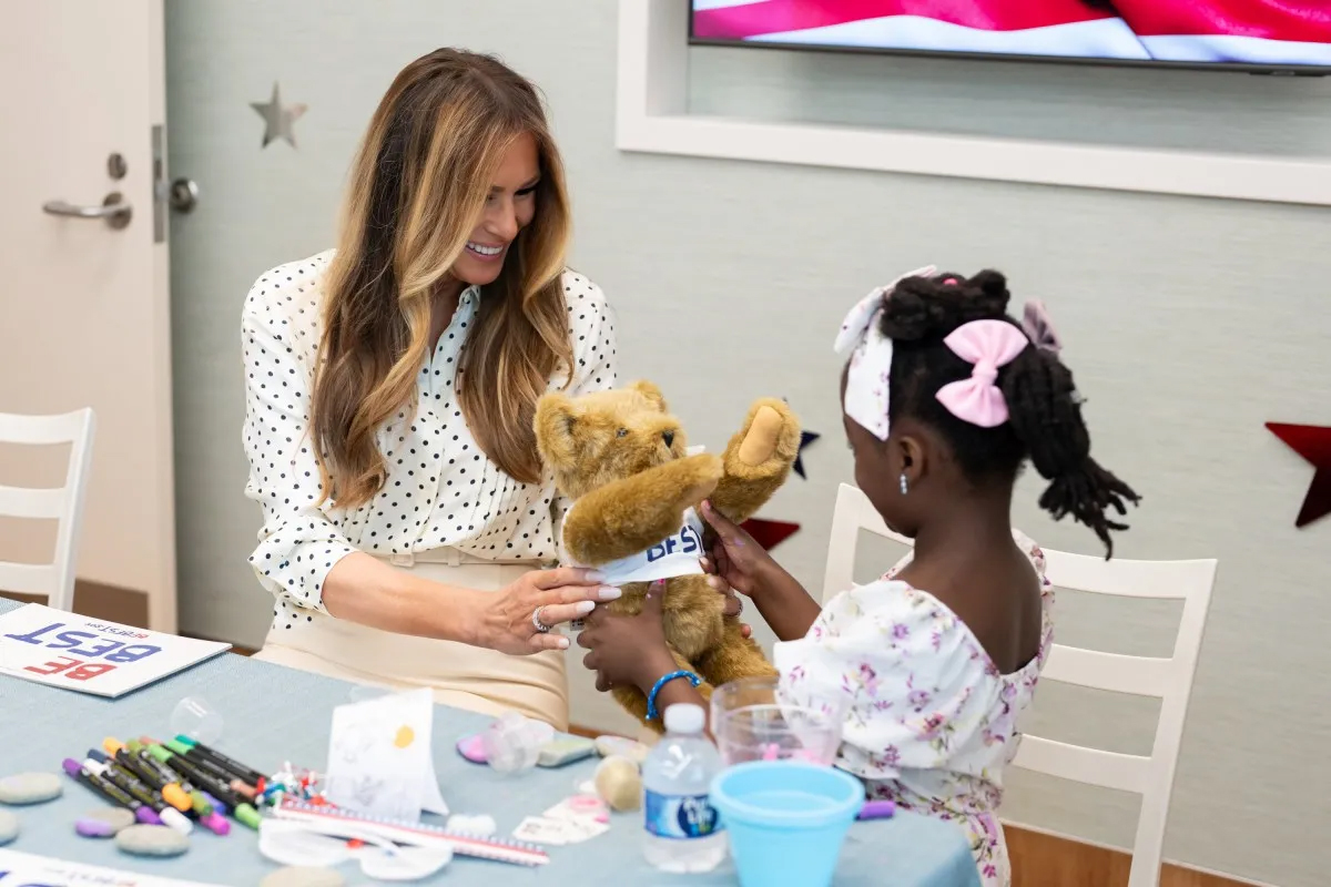 Melania Trump Childrens National Hospital