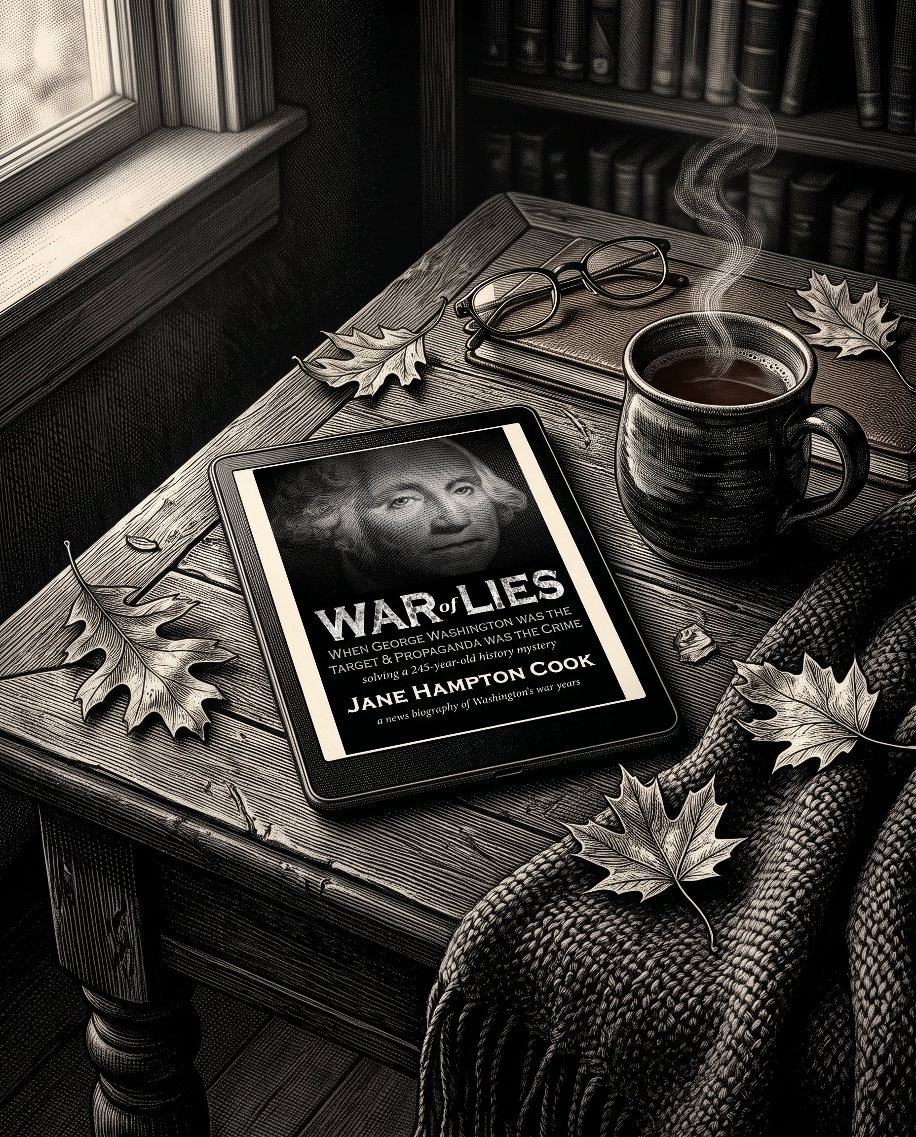 War of Lies book display