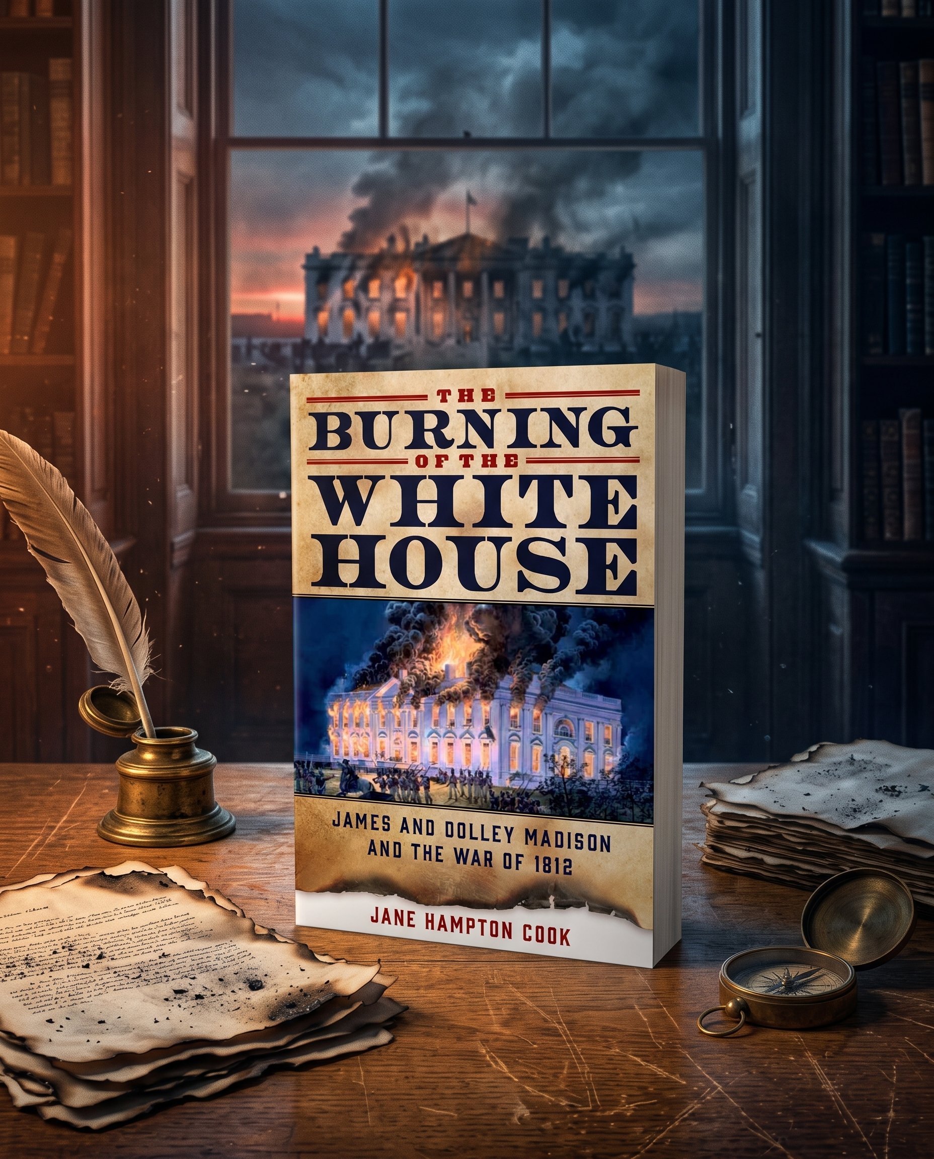 Book Display The Burning of the White House